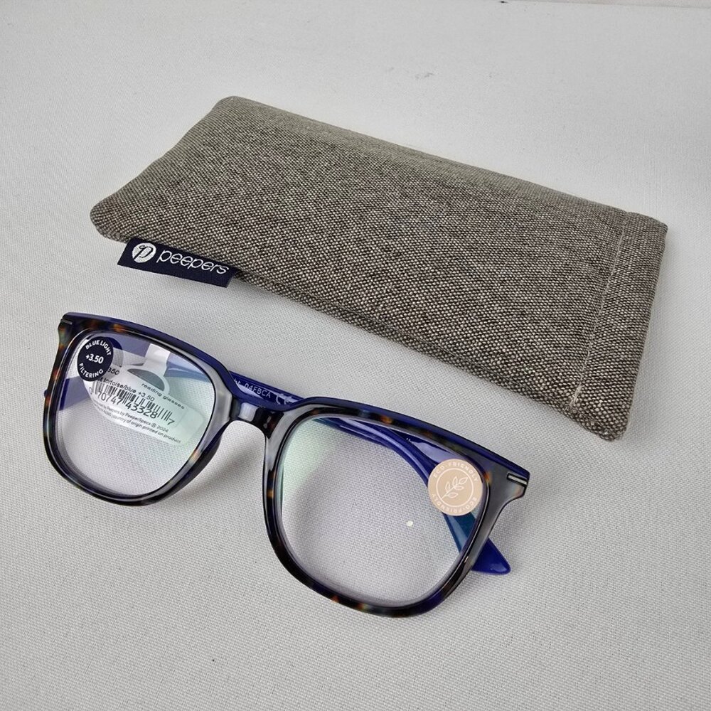 Peepers Blue Light 3328 Dante +3.50 Reading Glasses